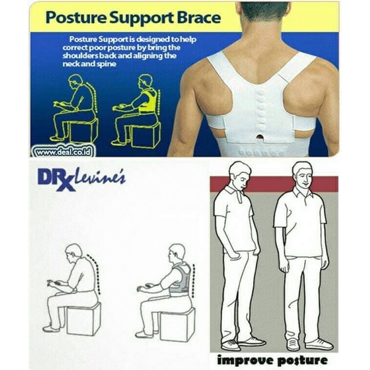 VOM Power Magnetic Posture Sport / Penegak Punggung - 0011