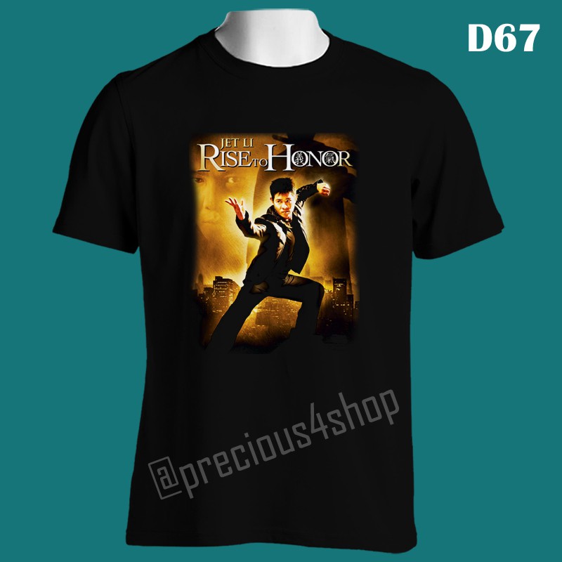 RISE TO HONOR Jet Li Play Station Game | D67 | Kaos Couple | Family T-Shirt