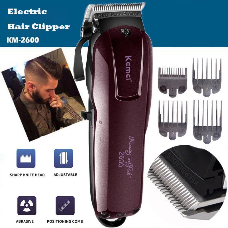 HAIR CLIPPER KEMEI KM-2600 MESIN ALAT POTONG RAMBUT CAS MESIN KUAT TAHAN LAMA