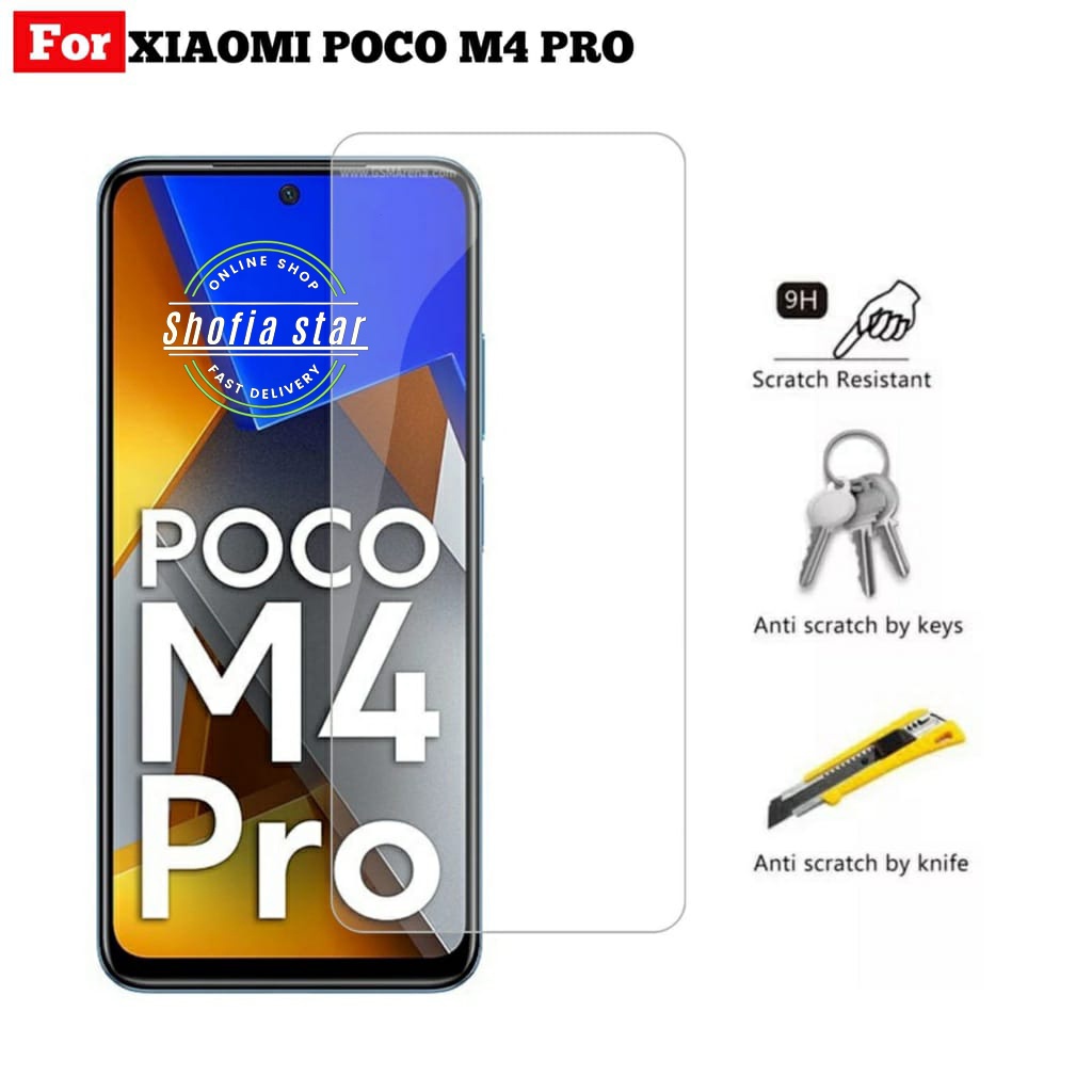 TEMPERED GLASS BENING POCO M4 PRO TG LAYAR ANTIGORES KACA FULL COVER