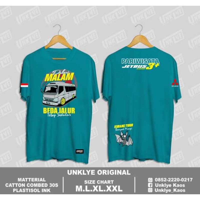 Kaos canter minibus travel mania pelari malam