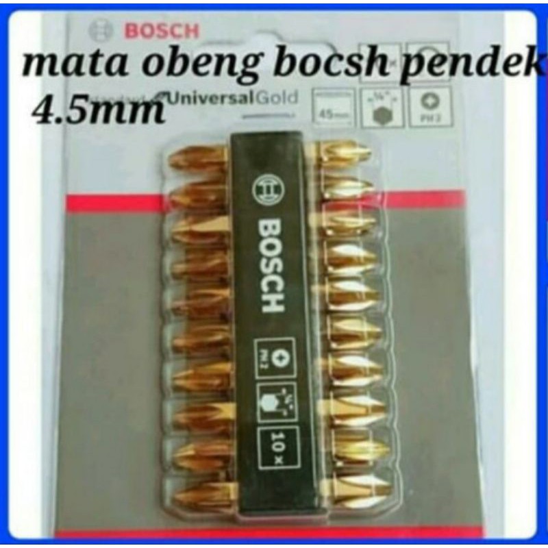 Mata Obeng Pendek BOSCH 4,5mm - Mata Gipsum