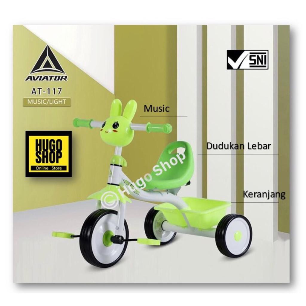 Jual Sepeda Anak Aviator AT 117 Hijau | Shopee Indonesia