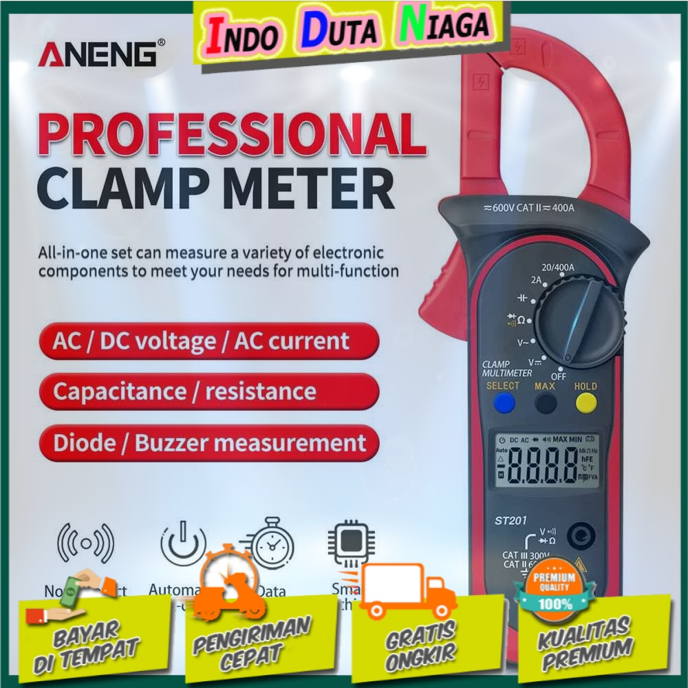 ANENG Digital Multimeter Voltage Tester Clamp - ST201