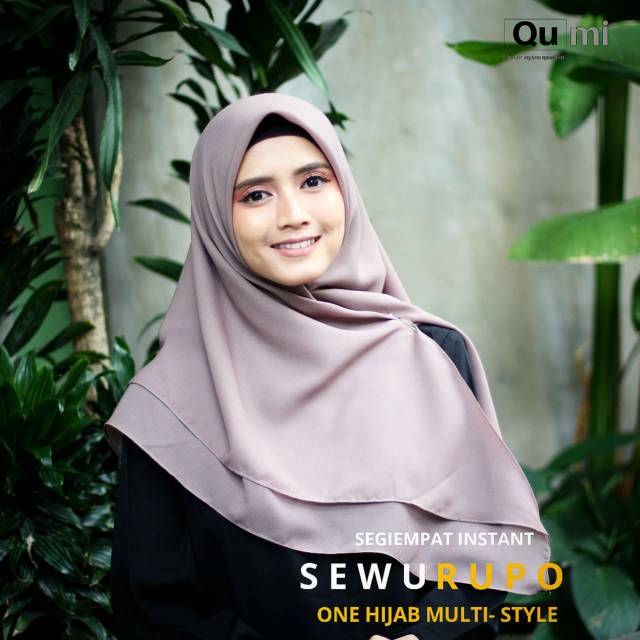 Instan segiempat/khimar instan/hijab instan/sewurupo segiempat/