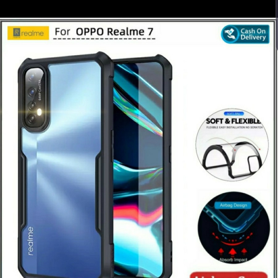 REALME 7 7i C17 7 PRO Hard Case Fusion Shockproof Clear Armor Bumper