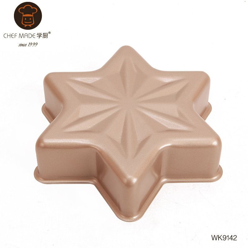 chefmade STAR cake mold bake pan wk9142/ loyang roti kue tanpa sambungan