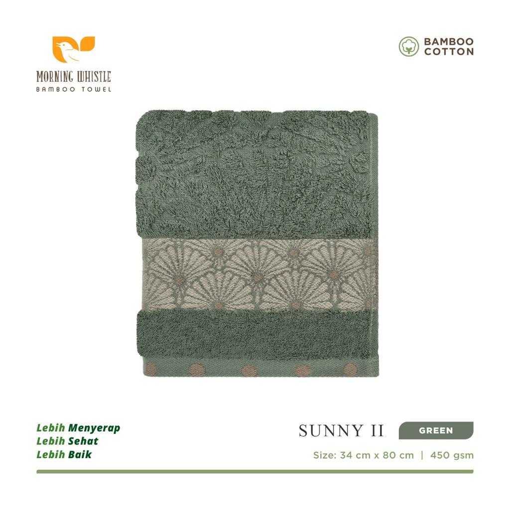 Terry Palmer Morning Whistle Sunny Bamboo Hand Towel 34x80 cm Handuk Olahraga Sport Jogging