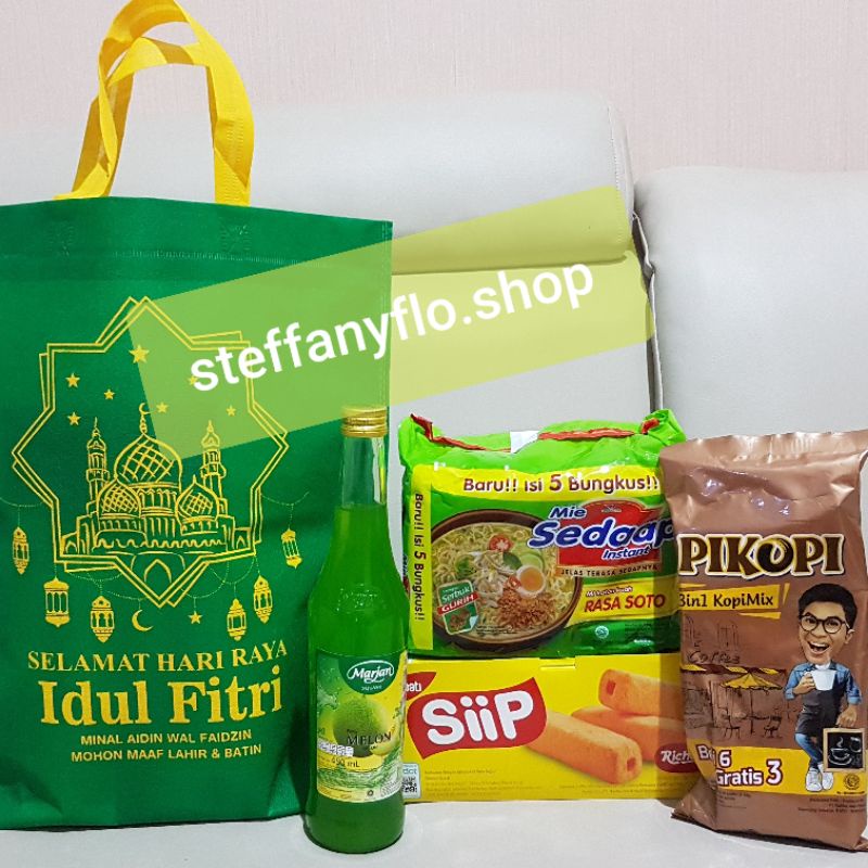 

Tas Hamper Lebaran Parsel Idul Fitri Goodie bag Besar 38x40x8 cm Tebal