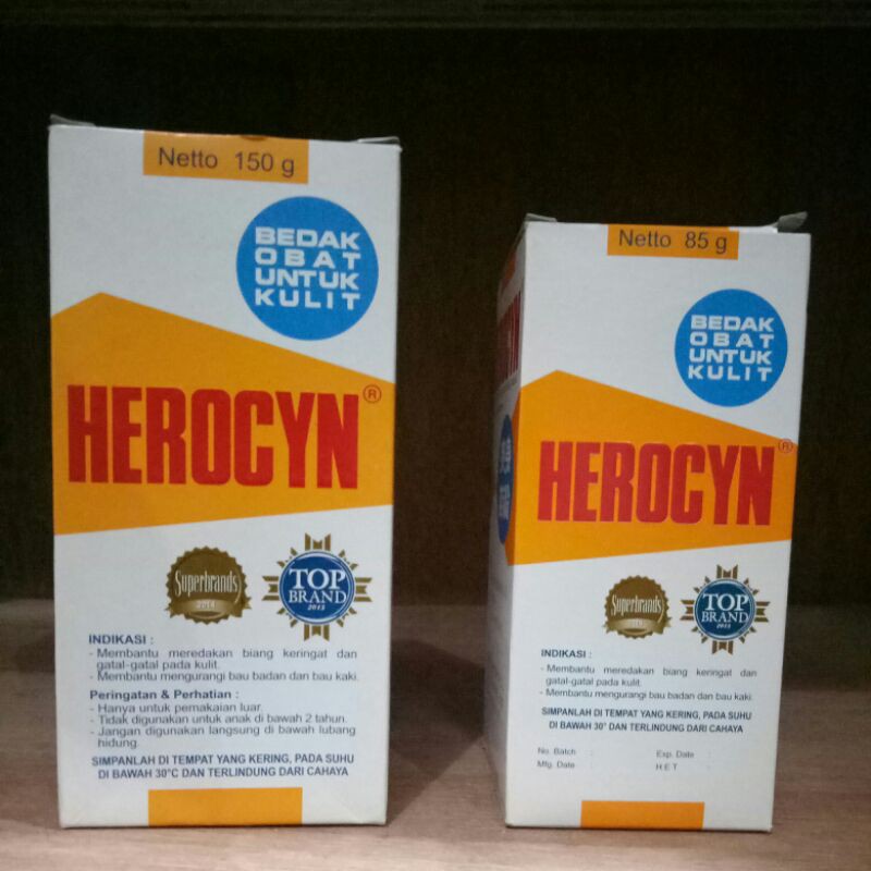 HEROCYN bedak obat untuk kulit 85gr &amp; 150gr