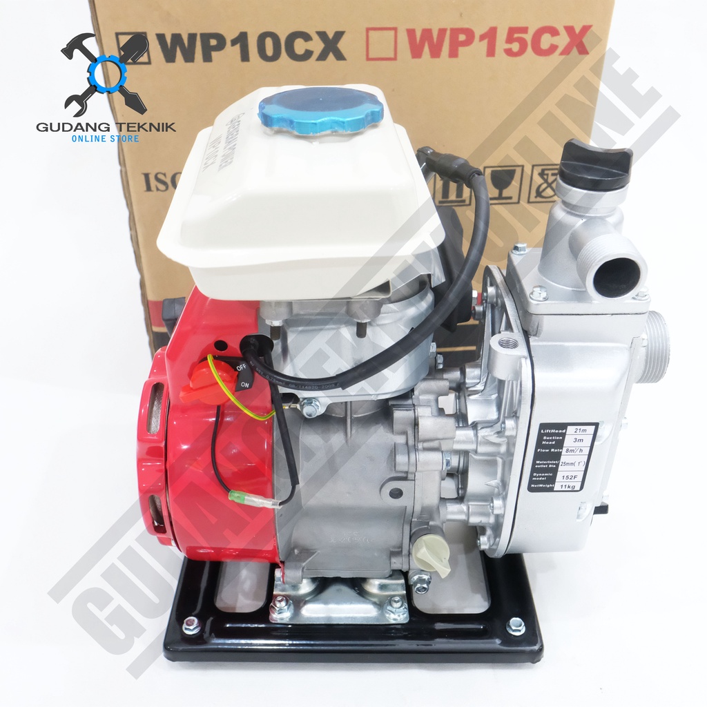 Water Pump 1&quot; GENERAL WP10CX / Mesin Waterpump Alkon Pompa  Air Irigasi Sawah 3.0Hp 1 Inch WP 10 CX