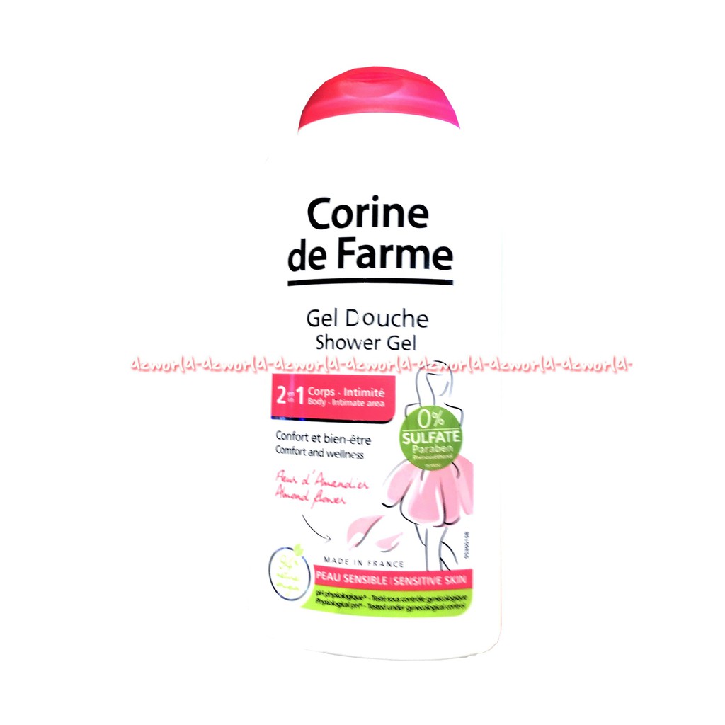 Corine de Farme Gel Douche Shower Gel 2in1 Gel Pembersih 250 ml