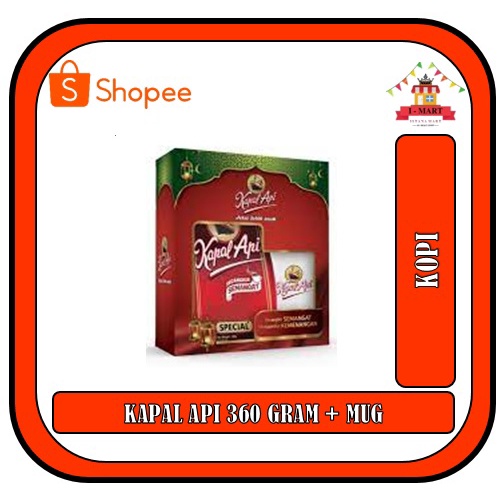 KAPAL API SPESIAL MERAH 380 GRAM FREE MUG LEBARAN IDUL FITRI