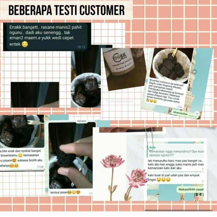 

ず BROWNIES/FUDGY BROWNIES/BROWNIES BITES |WAJIB BACA DESKRIPSI ぐ