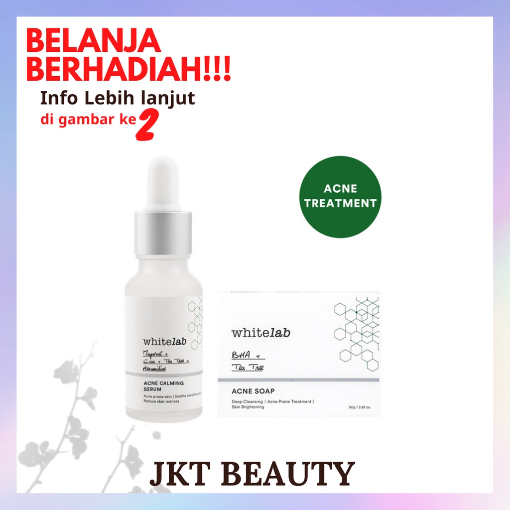 Whitelab Paket Acne Calming Serum & Acne Soap