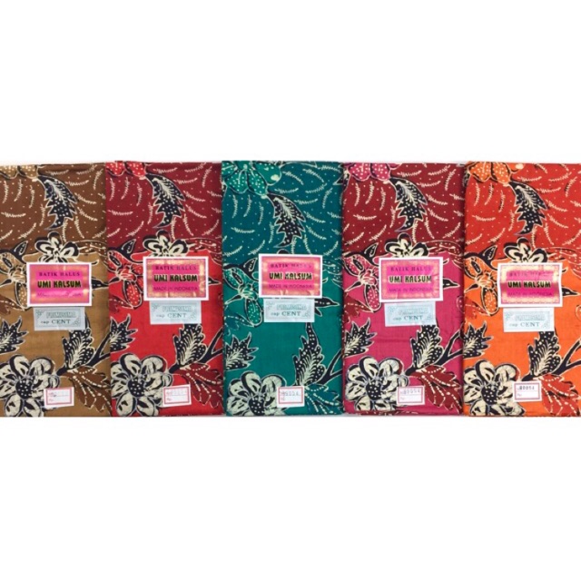 Grosir 5pc - Kain Sarung Batik Katun Umi Kalsum