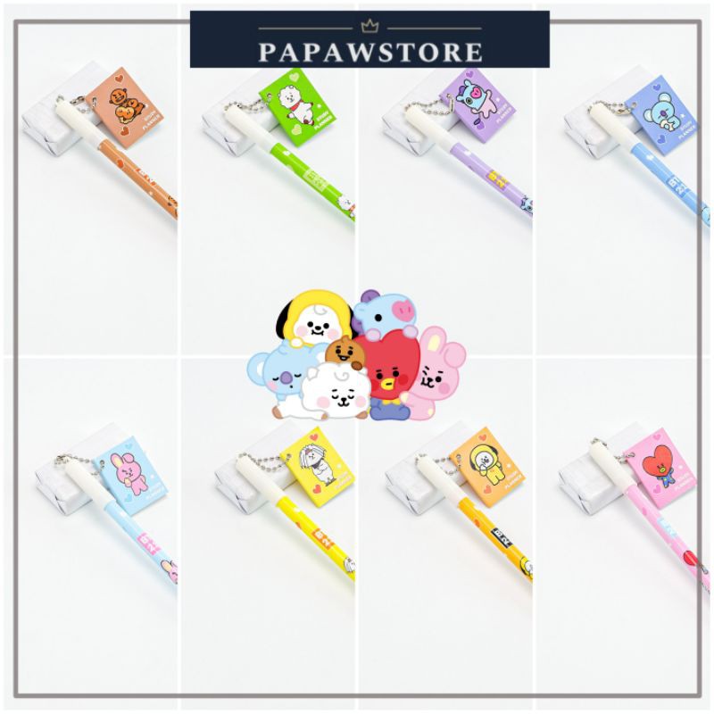 

Ballpoint Pena Pen Gantungan Buku BTS/BT21 KPop
