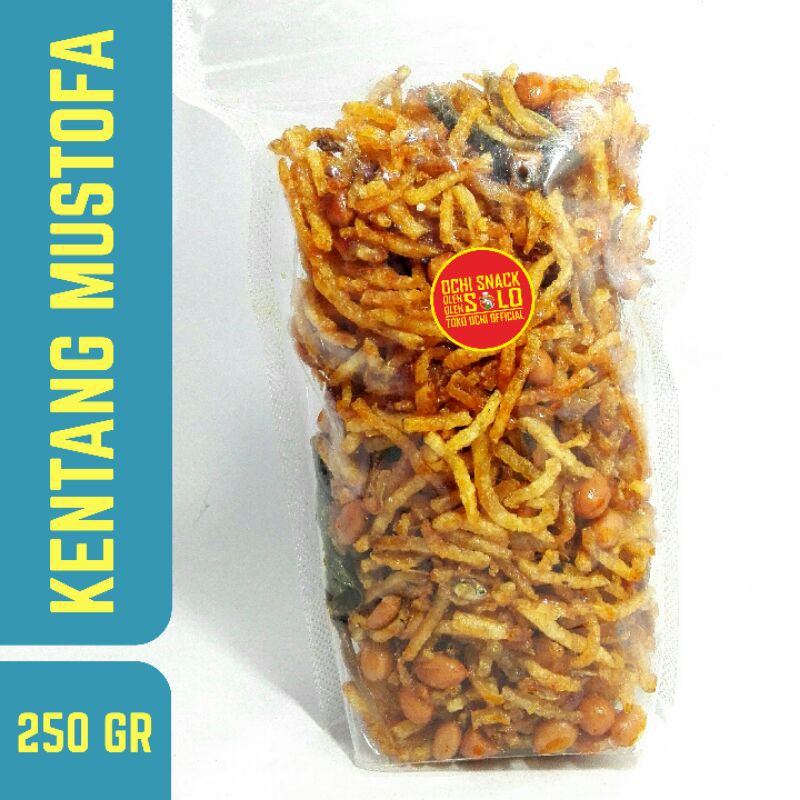 

KERING KENTANG MUSTOFA PEDAS MANIS AROMA DAUN JERUK 250 GR OCHI SNACK - KENTANG, TERI, KACANG