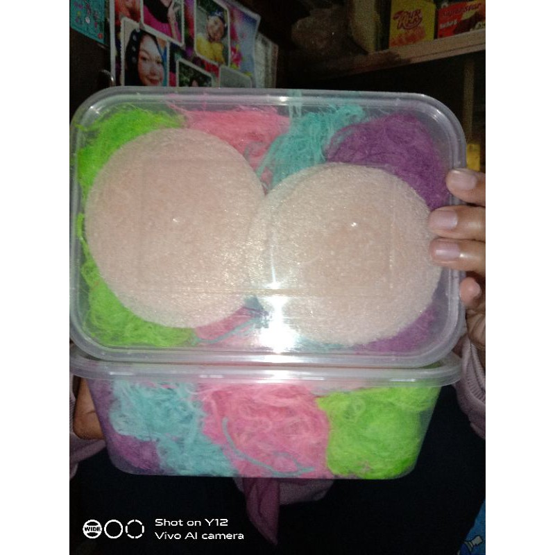 

rambut nenek rainbow kemasan cup 750ml