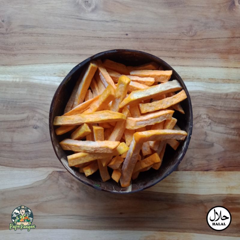 

Sweet potato fries orange