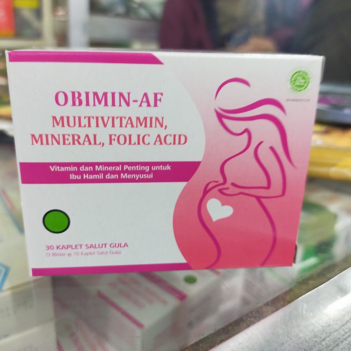 Ibu Hamil - Obimin Af Untuk Vitamin Ibu Hamil Per Box