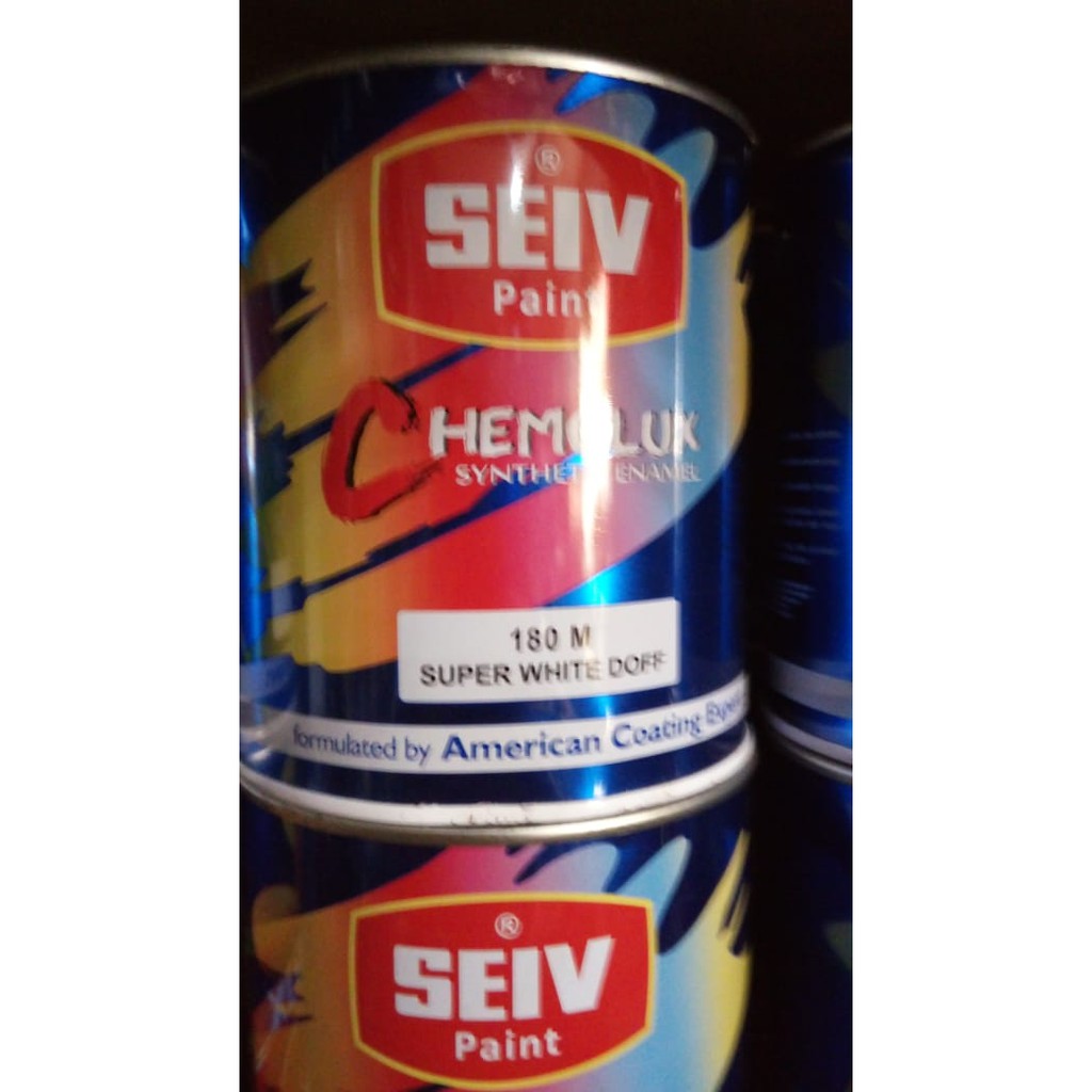 

Cat Seiv Chemolux hitam putih coklat doff cat minyak kayu besi Seiv do