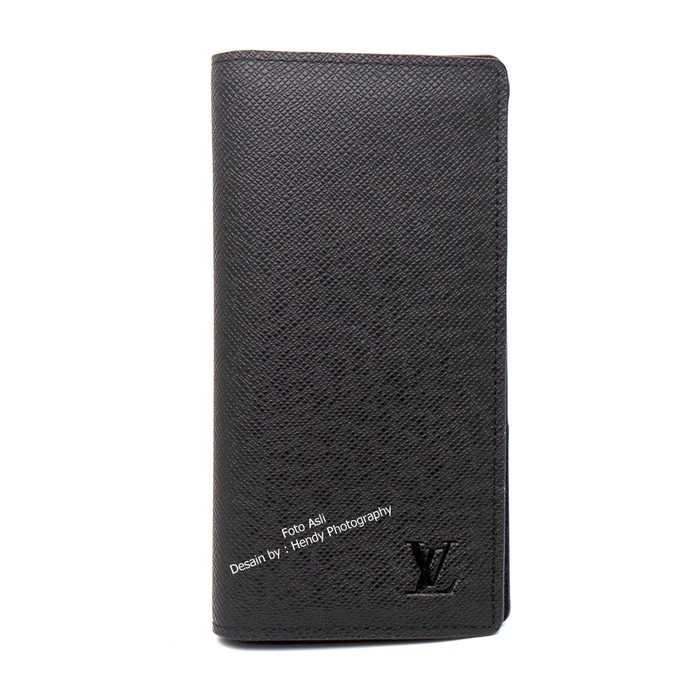 Termurah  DOMPET PANJANG KULIT IMPORT MURAH | 62665 BLACK DARK GREY - Gratis Ongkir Lucky Fortune