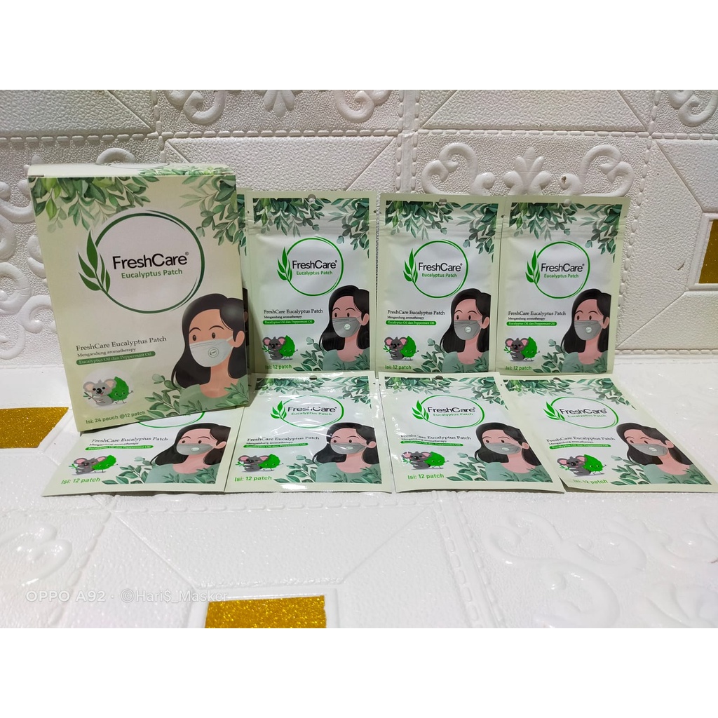 Freshcare patch eucalyptus tempelan masker