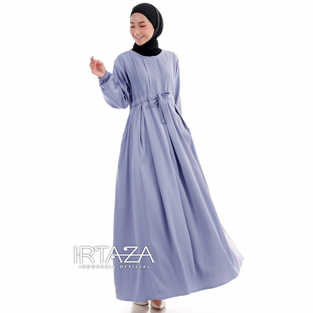 Gamis Polos Melia Dress Original Shakila Import-Gamis Denim