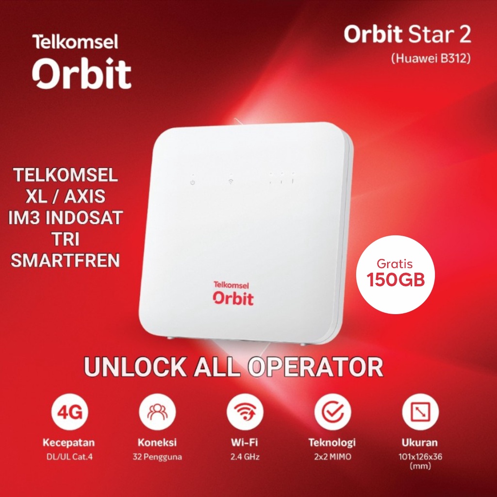 Jual Huawei B Modem Wifi Router G Telkomsel Orbit Star Shopee Indonesia