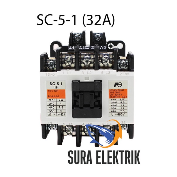 Kontaktor / Contactor FUJI SC-5-1