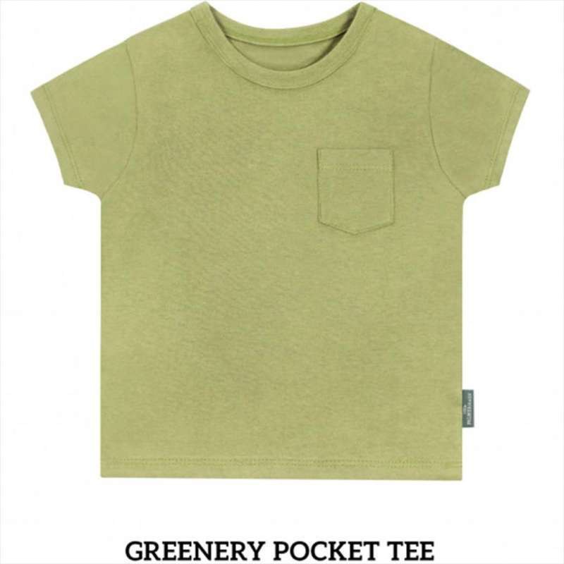 Little Palmerhaus  Pocket Tee 0-6 Tahun GIRL Kaos Bayi Lembut Velvet Libby Aruchi Miyo Pocket Tee Baby palmerhaus