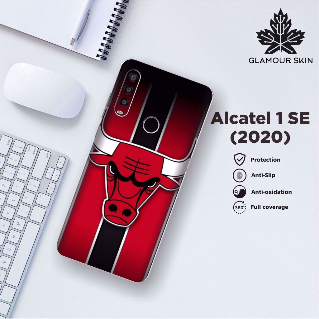 *(Dapat2PCS)* ALCATEL 1SE (2020) Garskin Case/Stiker Protector Motif BULLS