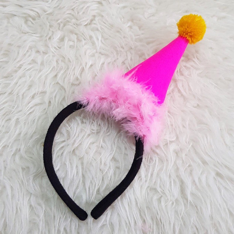 Bando Topi Ulang Tahun Topi Pesta Happy Birthday Party Bday Bando Ultah