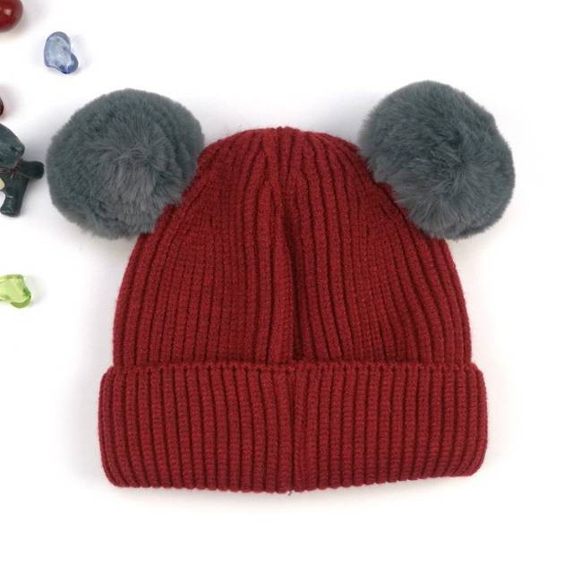 CHUBBI 1 Topi Rajut Anak Bayi Pompom Unisex