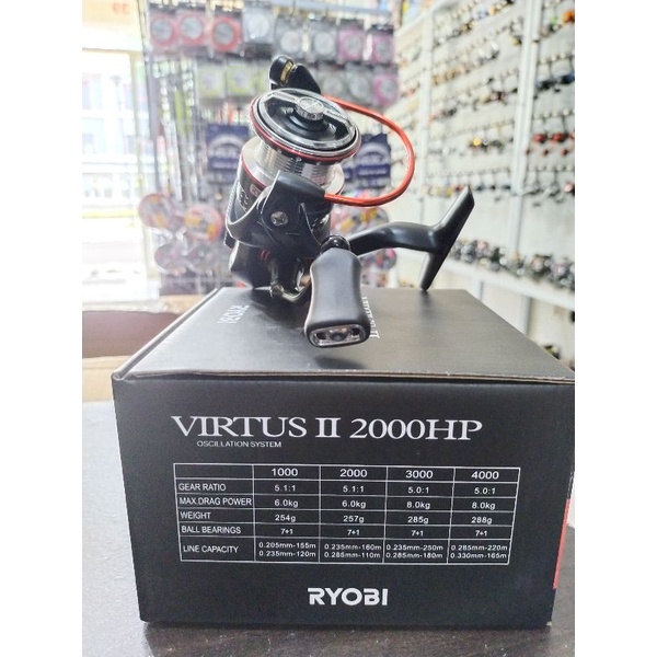 reel ryobi virtus II 2000 hp