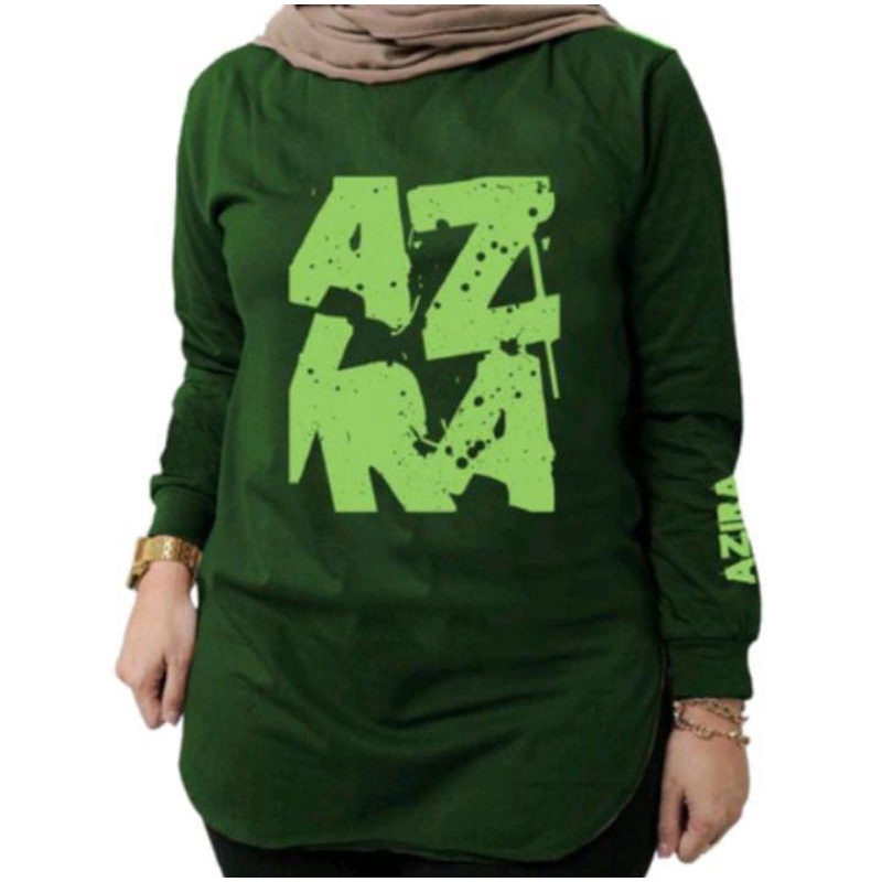 Kaos Lengan Panjang Azira/Kaos Hijab Azira Origina