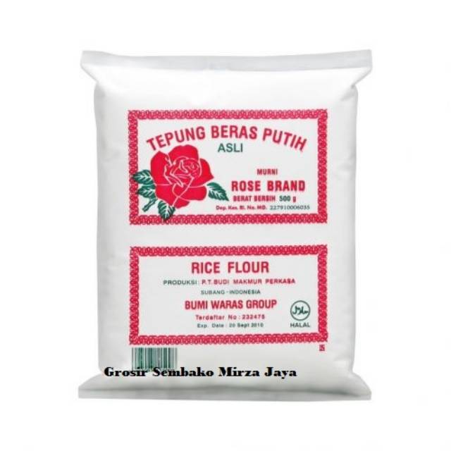

Tepung beras rose brand 500gr