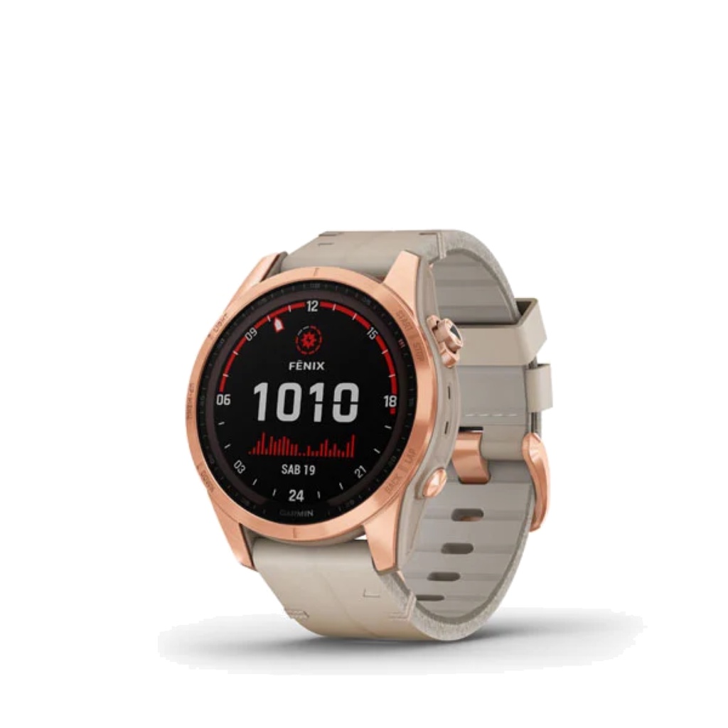 Garmin Fenix 7S Sapphire Solar GPS Watch Touch Screen Garansi Resmi