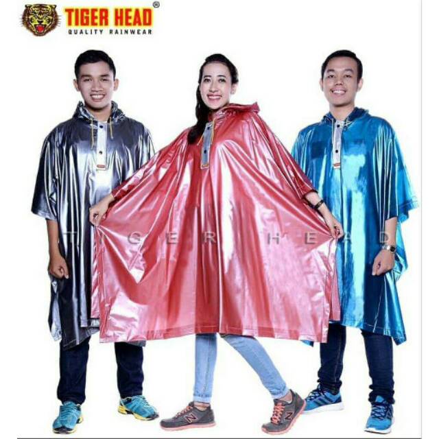 Jas Hujan Tiger Head / Poncho Jas Hujan / press / Jas Hujan Pria / Mantel Jas Hujan- 68264