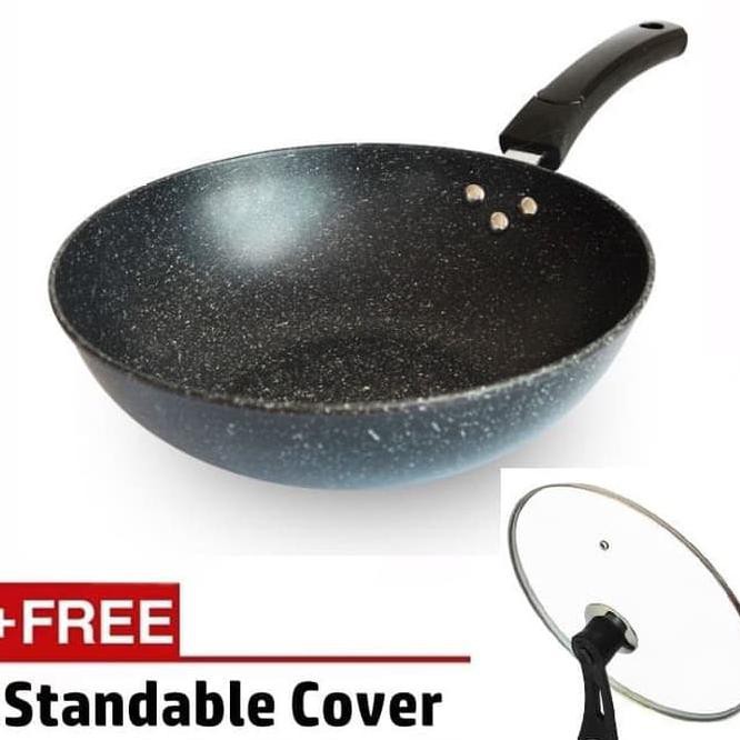Promo Sale Wajan Wok Pan 32 Cm Teflon Jepang Korea Tidak 