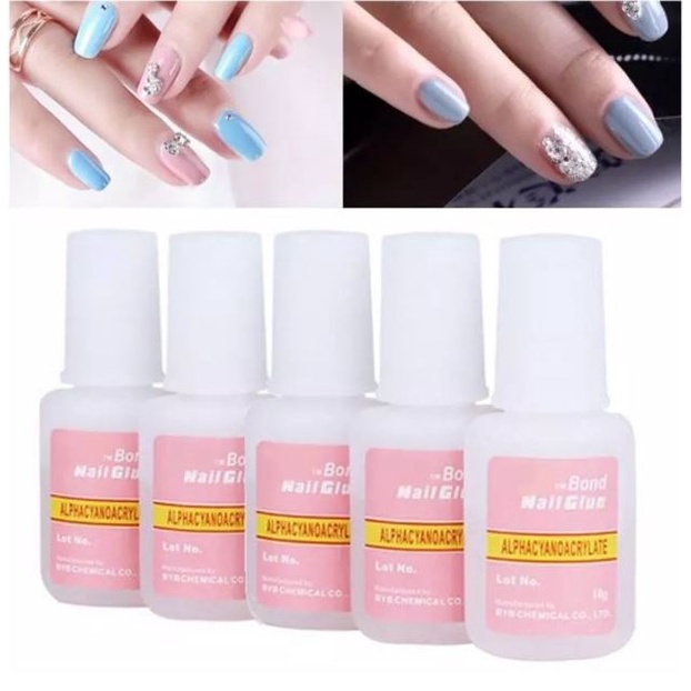 (NCS) COD Lem Cair 2 gr LEM KUKU CAIR FAKE NAILS GLUE Nail Art Glue/ LEM TEMPEL KUKU PALSU