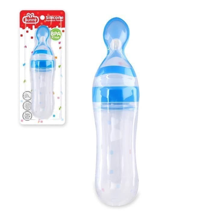 Lusty Bunny Silicone Squeeze Feeder - Tempat empasi bayi  silicone (ADB-2807)