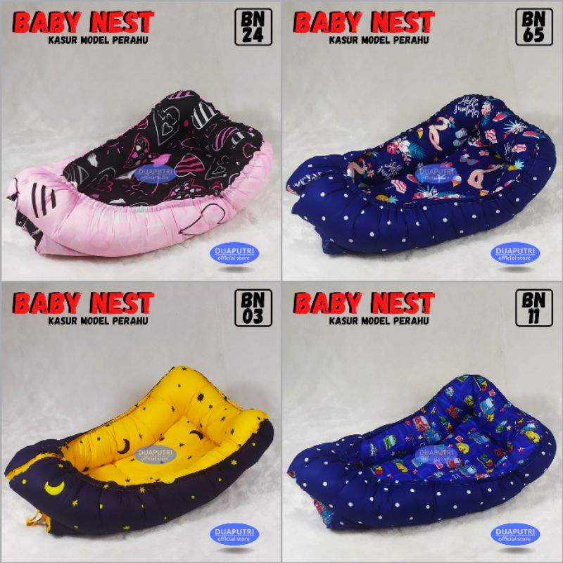 [FREE BANTAL MAHKOTA] baby nest - kasur baby nest - kasur bayi - alas tidur bayi - kasur bayi model perahu