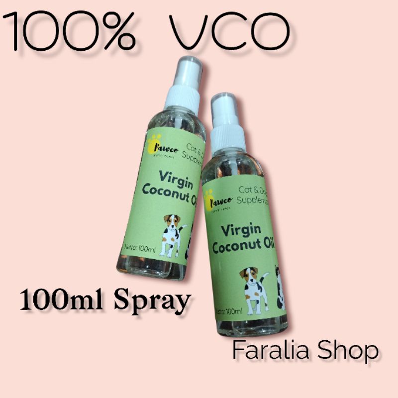 Pawco Obat Jamur Scabies Untuk Kucing Anjing Minyak VCO Virgin Coconut Oil for Cat Dog