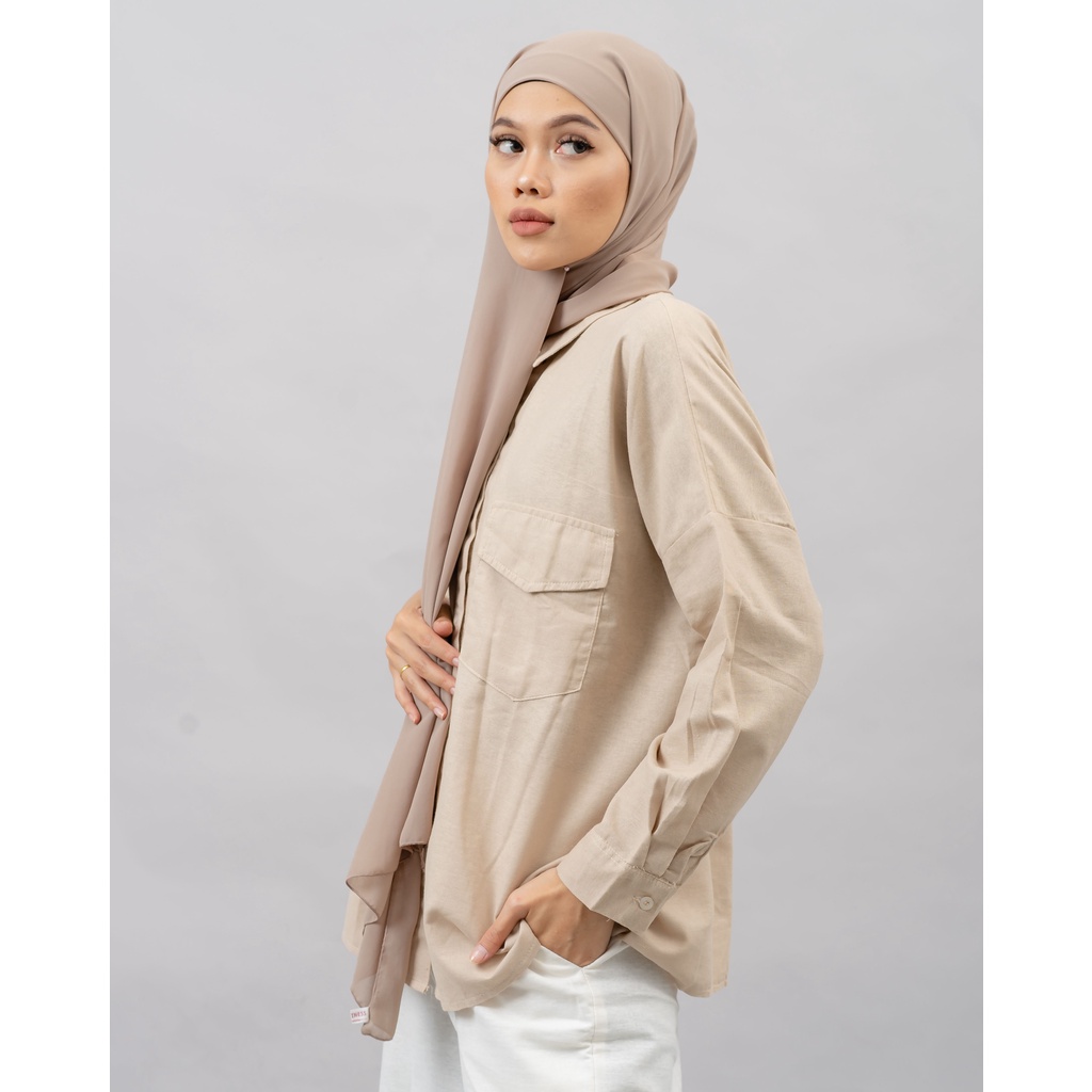 KEMEJA POLOS LINEN NONY PREMIUM SHIRT B544 CO