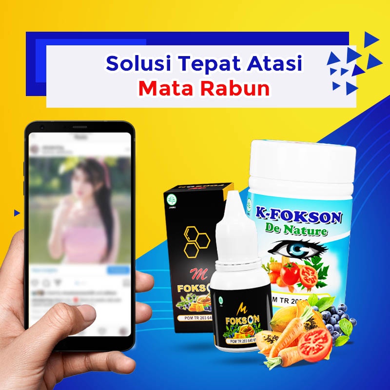 Solusi atasi Mata Rabun K-Fokson De Nature