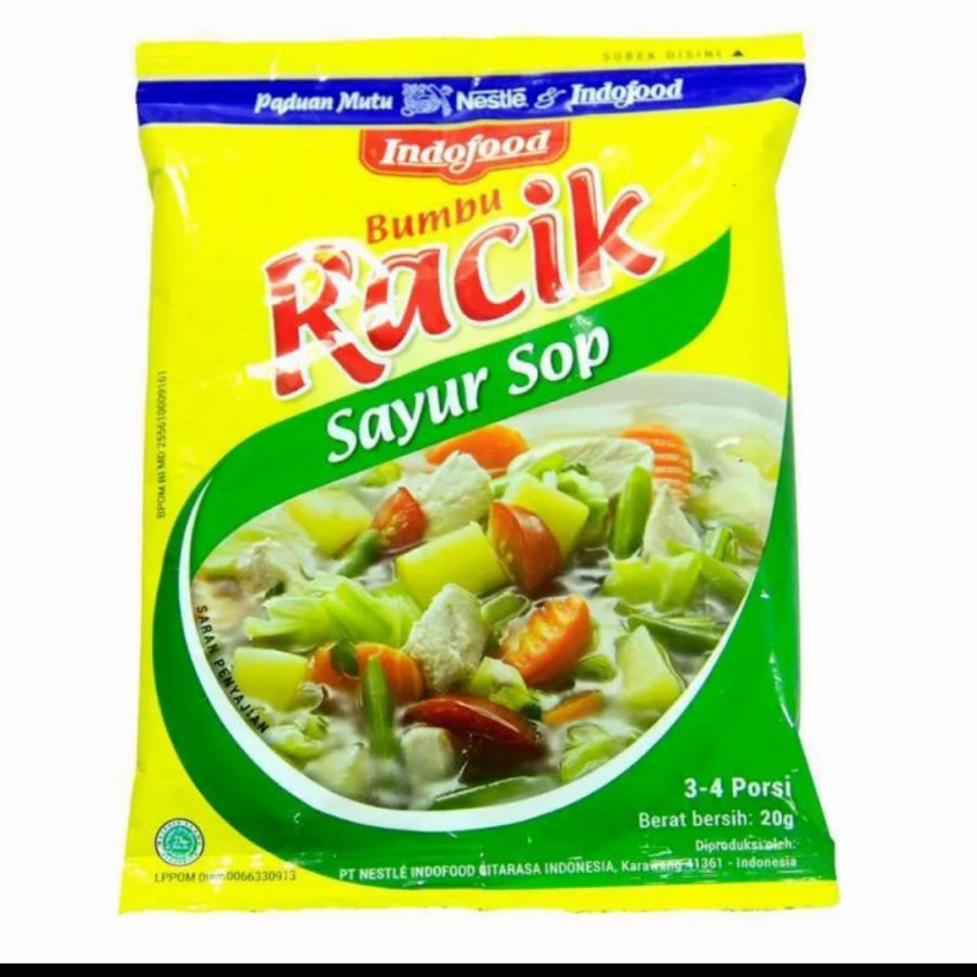 

bumbu racik sayur sop per sachet 20 gr