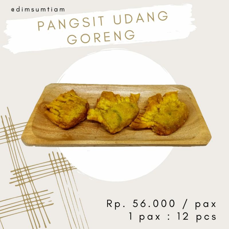 

Dimsum Pangsit Udang Goreng