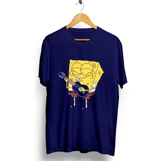 KAOS SPONGEBOB GITAR / KAOS PRIA
